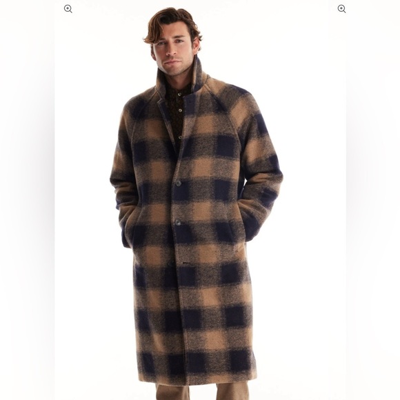 Softcloth Men’s Essex Wool TopCoat - Picture 1 of 9